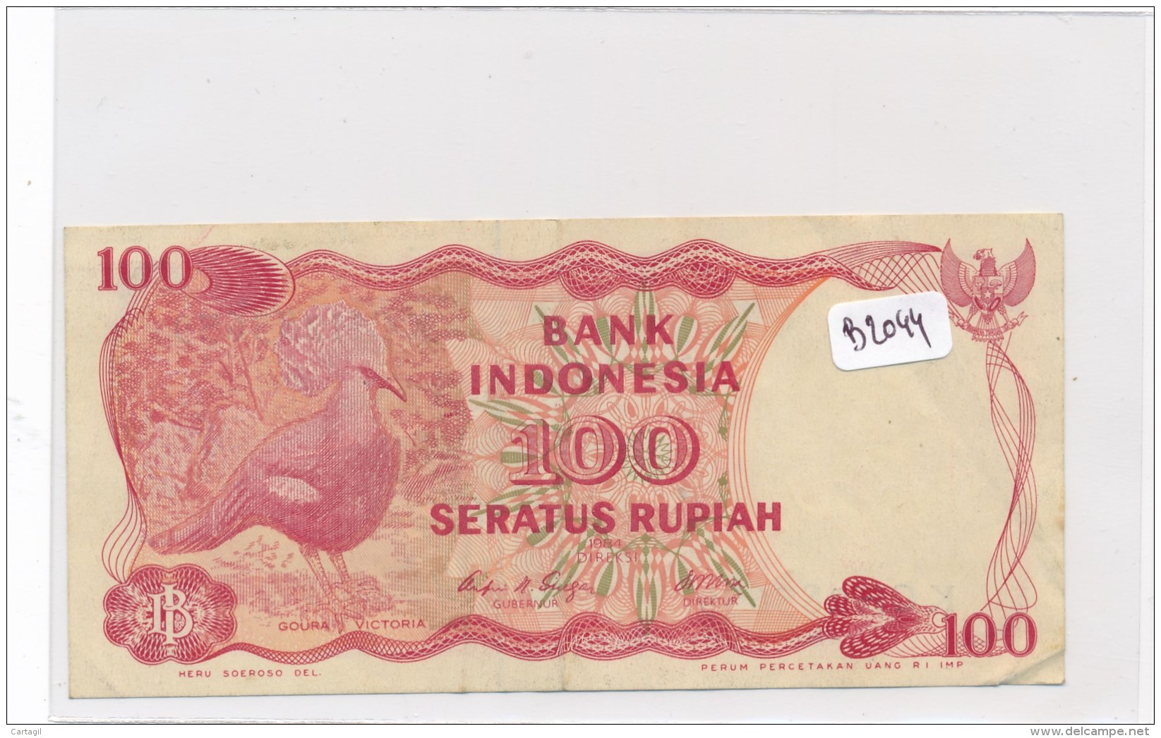 Billets -B2044-  Indonésie - 100  Seratus Rupiah 1984  ( Type, Nature, Valeur, état... Voir Double Scan) - Indonesia