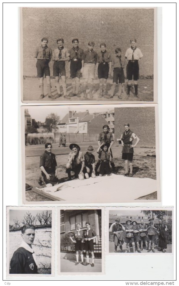 Lot 5 Photos Scoutisme 1944 - Scoutisme
