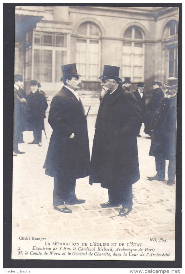 PARIS -  Séparation De L' Eglise Et De L' Etat - Expulsion De S. Em. Le Cardinal Richard....... - Autres & Non Classés