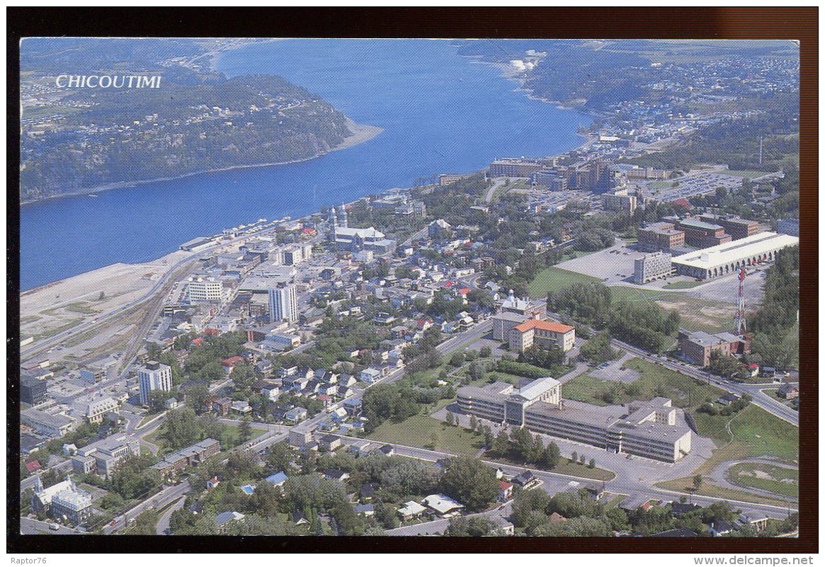 CPSM Non écrite Canada CHICOUTIMI Vue Aérienne - Chicoutimi