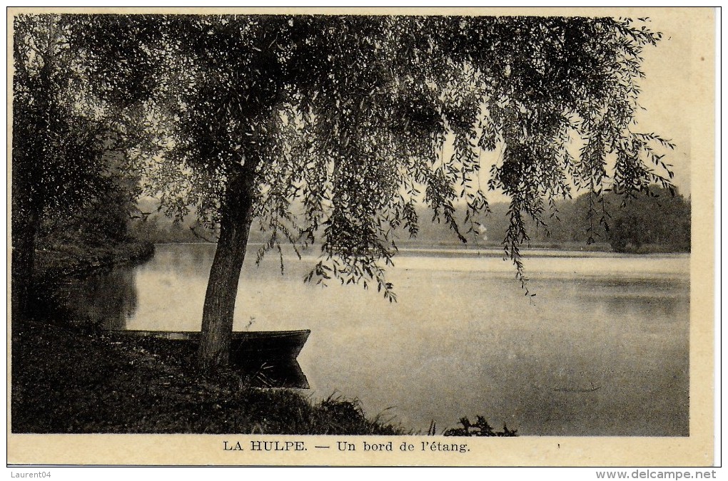 LA HULPE.  UN BORD DE L'ETANG. - La Hulpe