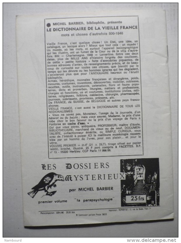 Facettes N°53 Juin 1976 Et 57 Novembre 1976 2 Exemplaires - Français