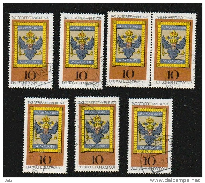 Deutschland BRD 1976 Michel 903 X7 Gestempelt 10 Pf., Yv. 752, Sc. 1224, Tag Der Briefmarke - Gebraucht