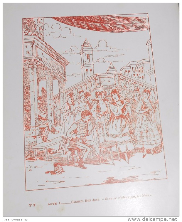 BIZET Carmen. Opéra En 4 Actes. Partition Chant Et Piano. Répertoire Choudens - Musique