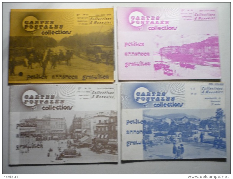 Cartes Postales Et Collections N°57 SEPTEMBRE OCTOBRE 1977 0 N°61 Mai Juin 1978 - Français