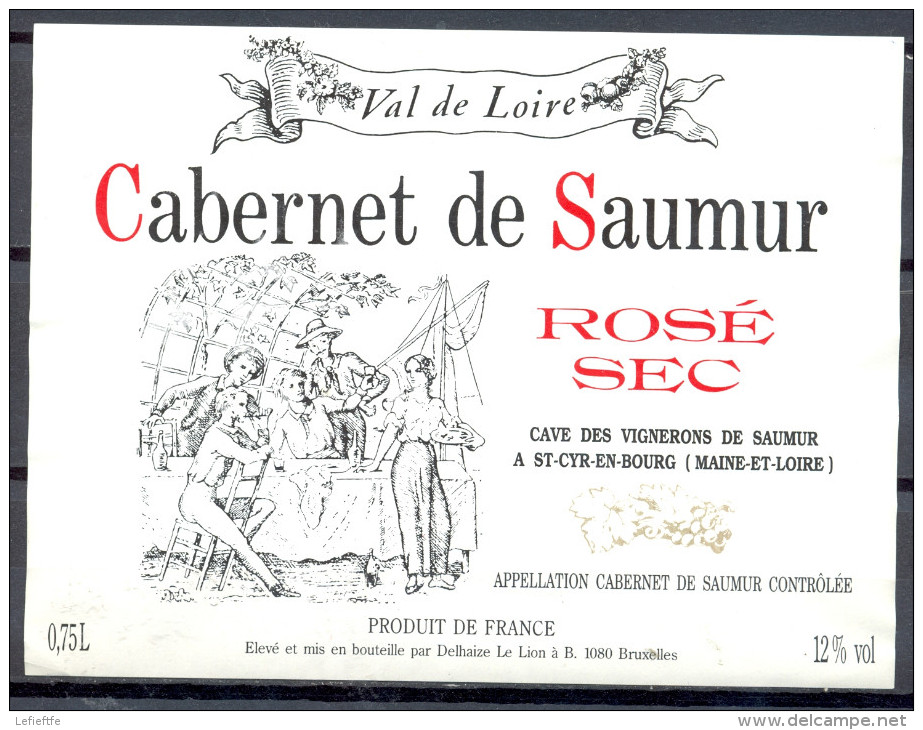 014 - Cabernet De Saumur - Rosé Sec - Val De Loire - Caves Des Vignerons De Saumur - Saint Cyr En Bourg M & L - Vino Rosato