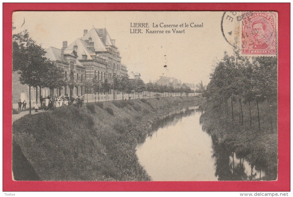 Lier - Kazerne En Vaart - 1920 ( Verso Zien ) - Lier
