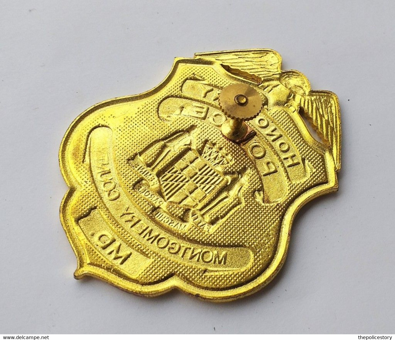 Placca Distintivo Badge U.S. Police Montgomery County Honorary Police Mai Usato - Polizia