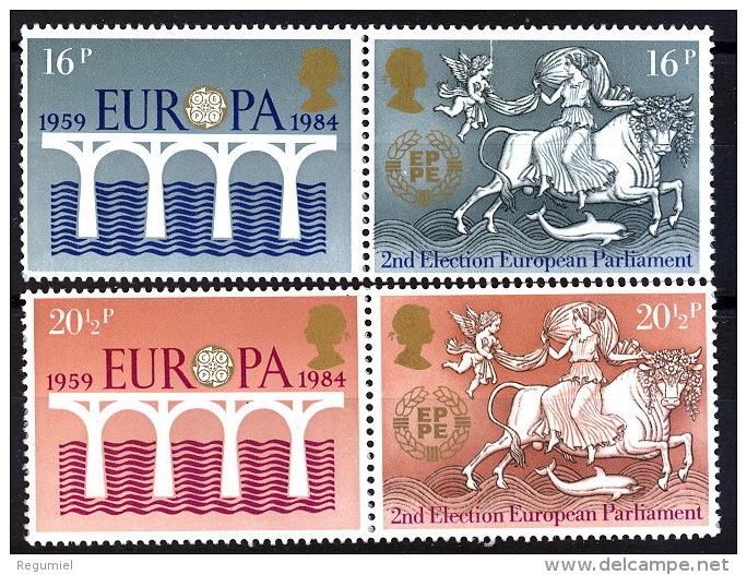 Gran Bretaña 1126/1129 ** MNH. 1984 - Nuevos