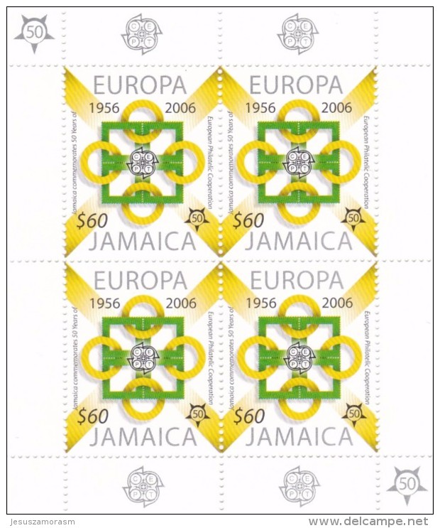 Jamaica Nº 1081 Al 1083 En Hojas De 4 Series - Jamaique (1962-...)