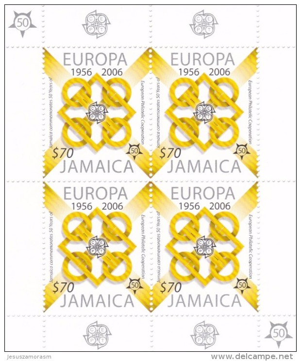 Jamaica Nº 1081 Al 1083 En Hojas De 4 Series - Jamaica (1962-...)