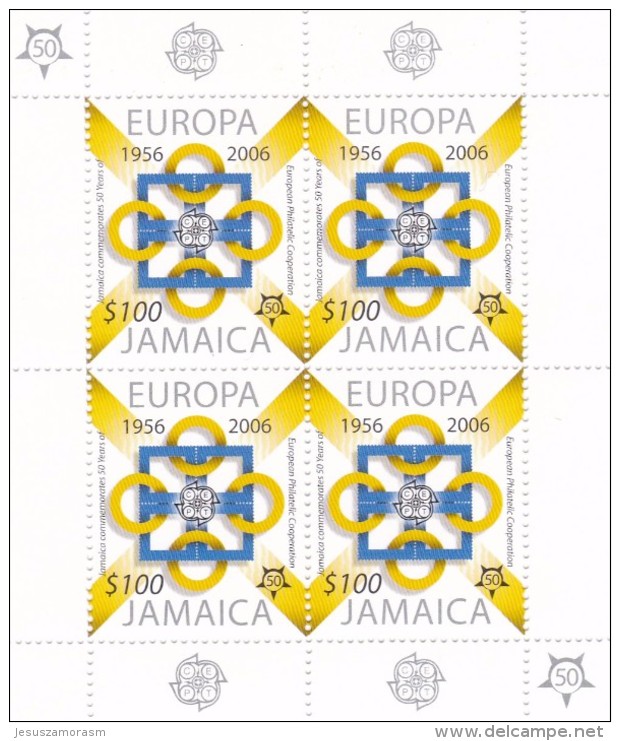 Jamaica Nº 1081 Al 1083 En Hojas De 4 Series - Jamaique (1962-...)