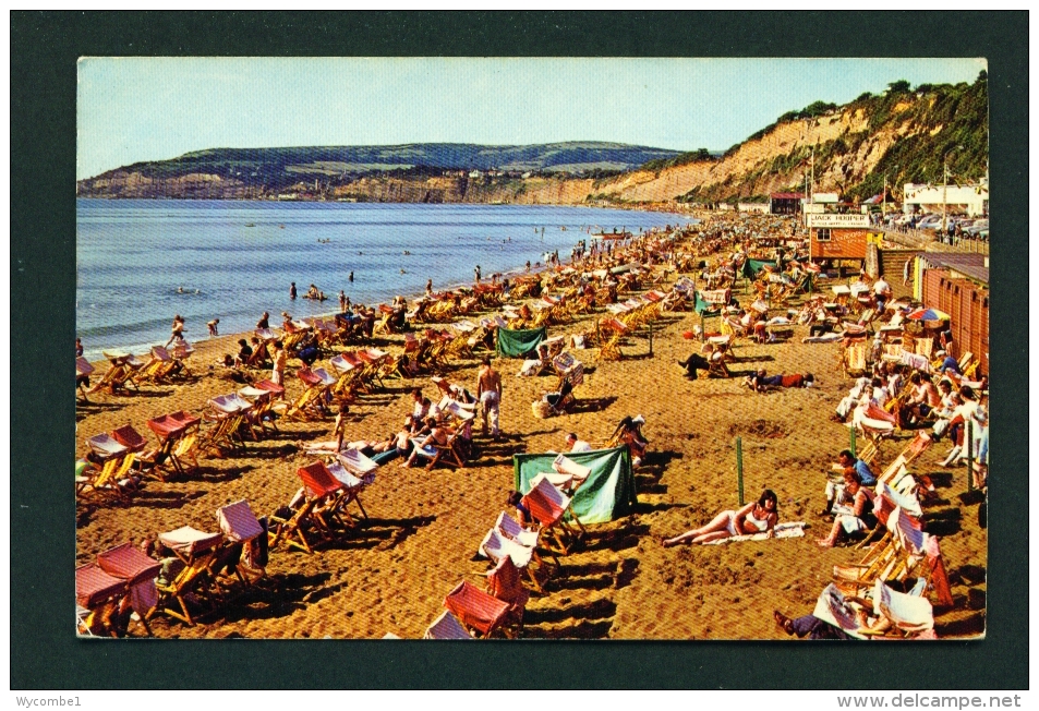 ENGLAND  -  Isle Of Wight  Sandown  The Western Beach  Unused Postcard - Sandown