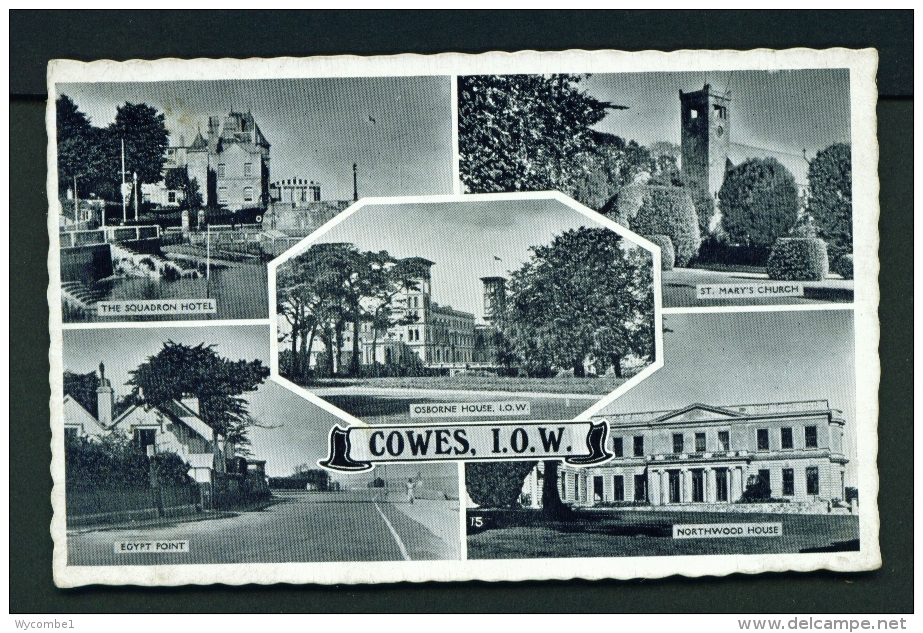 ENGLAND  -  Isle Of Wight  Cowes  Multi View  Unused Vintage Postcard - Cowes