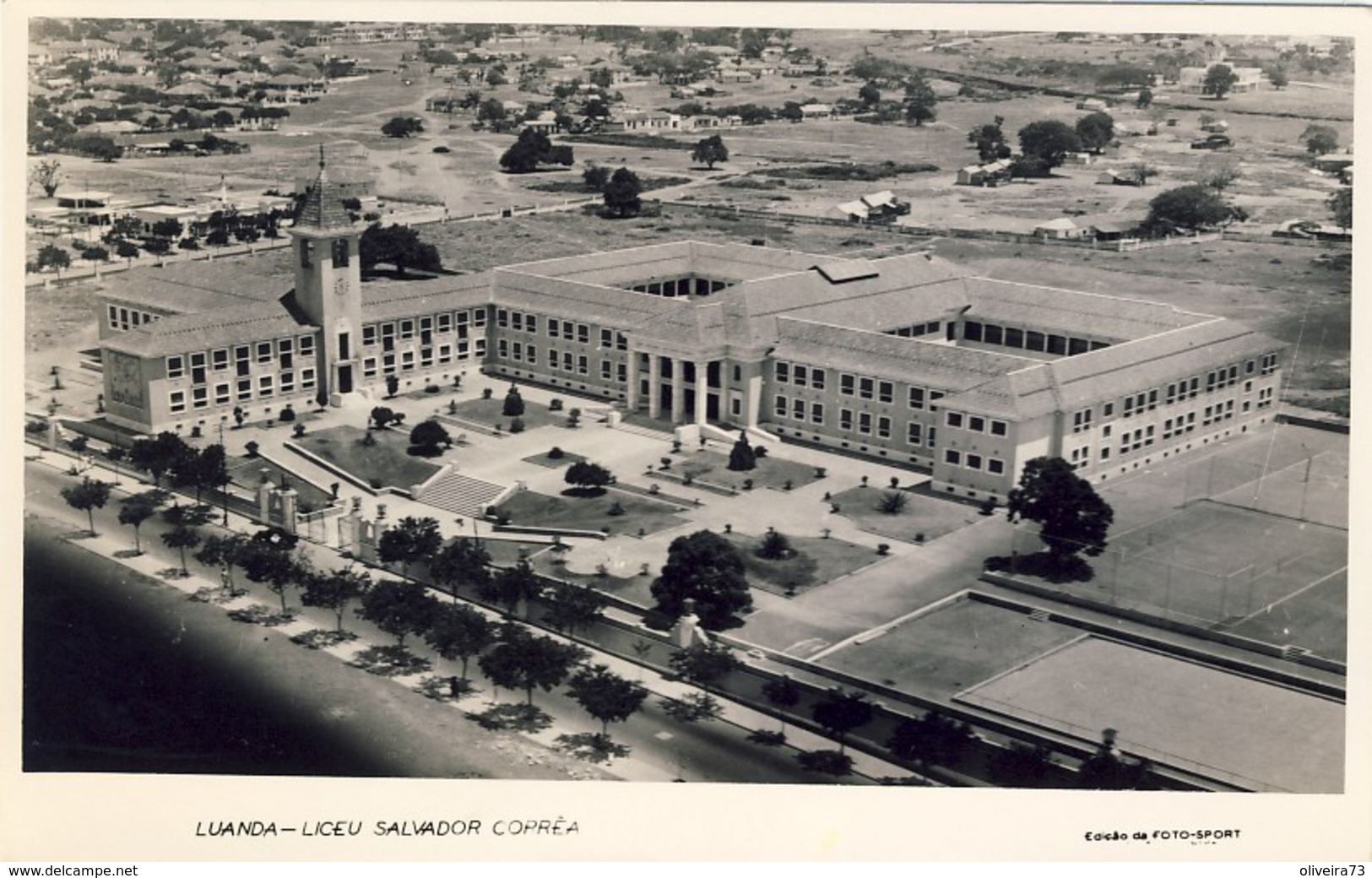 ANGOLA, LUANDA, Liceu Salvador Correa, 2 Scans - Angola