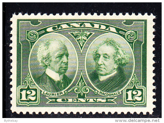 Canada MNH Scott #147 12c Laurier & MacDonald - Historical Issue - Neufs