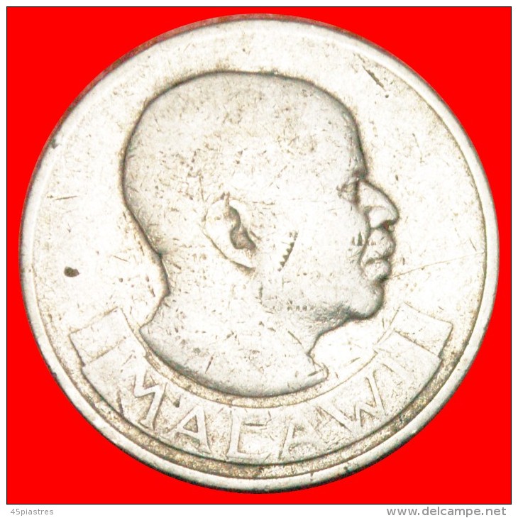 * ELEPHANT: MALAWI ★ FLORIN 1964! YEAR=TYPE! LOW START&#9733;NO RESERVE! Banda (1963-1994) - Malawi