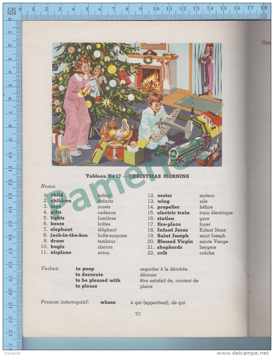 1949 - RARE -  Conversation Anglaise Pour Français à L´aide De L´image Livre De L´élève  112 Pages 8  Scans - Sin Clasificación