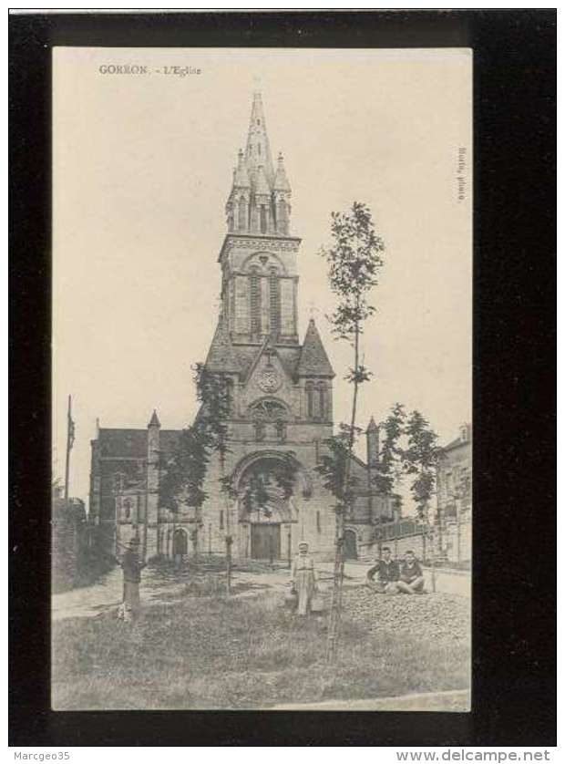 53 Gorron L'église édit. Morin  Animée - Gorron