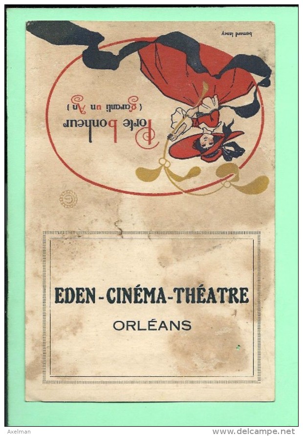 MINI CALENDRIER: 1923, Eden Cinéma Théatre Orléans - Petit Format : 1921-40