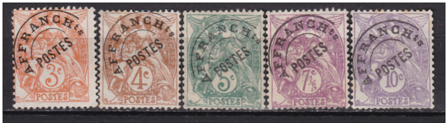 FRANCE PREO 1922/1947 YT N° 39/43 OBL(NSG) COTE 6.10€ - 1893-1947