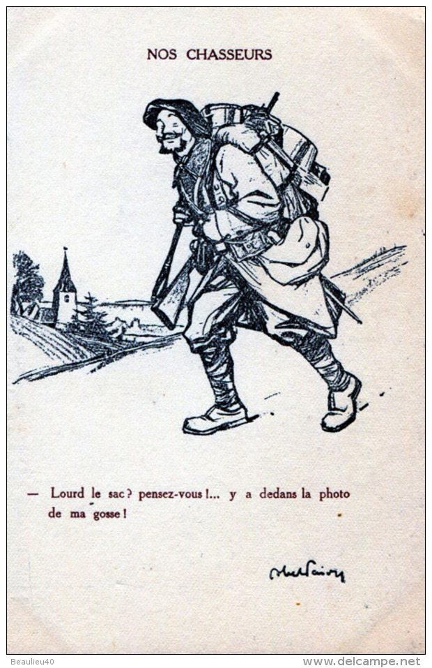 ILLUSTRATEURS - NOS CHASSEURS  (Signée Abel Faivre) - Faivre