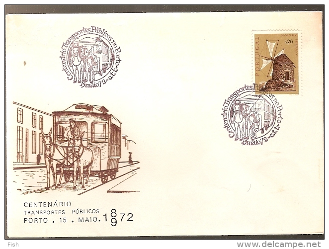 Portugal & FDC Centenário Das Obras Publicas, Porto 1972 ( 1091) - Porto