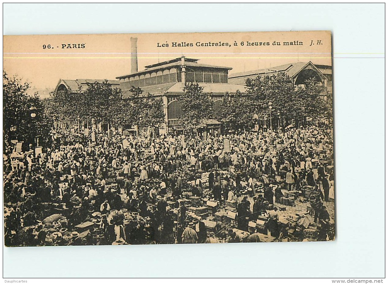 Les Halles Centrales De Paris à 6 Heures Du Matin - 2 Scans - Autres & Non Classés