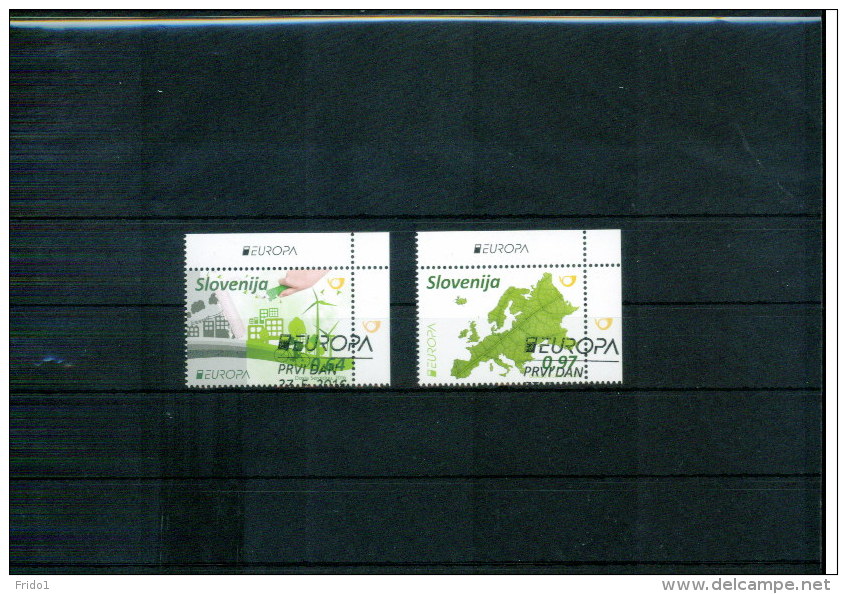 Slowenien / Slovenia 2016 Europa Cept   Set  Sauber Gestempelt / Fine Used - 2016