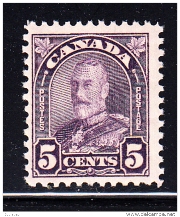 Canada MH Scott #169 5c George V Arch Issue Rotary - Neufs