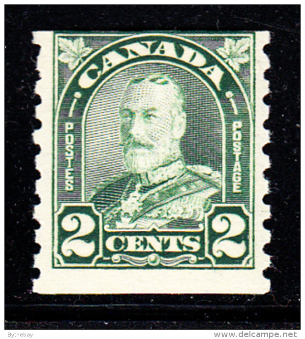 Canada MNH Scott #180 2c George V Arch Issue Coil Single - Rollo De Sellos