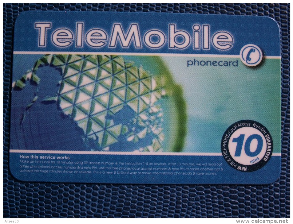 ."" CARTE  TELEMOBILE  //  Non Gratée     "" - BT Kaarten Voor Hele Wereld (Vooraf Betaald)