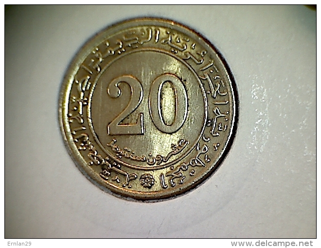 Algerie 20 Centimes 1972 - Argelia