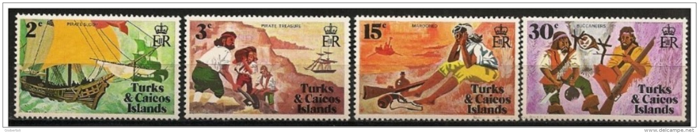 Turks & Caicos: Pirati E Bucanieri, Pirates And Buccaneers, Pirates Et Boucaniers - Otros & Sin Clasificación