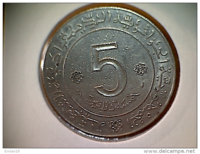 Algerie 5 Dinars 1974 - Argelia