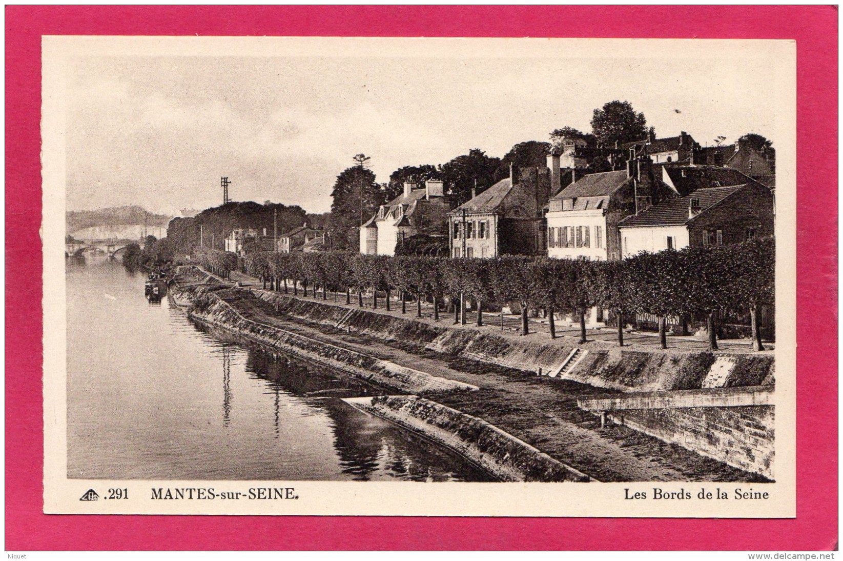 78 YVELINES MANTES-SUR-SEINE, Les Bords De La Seine,  (CAP) - Mantes La Jolie