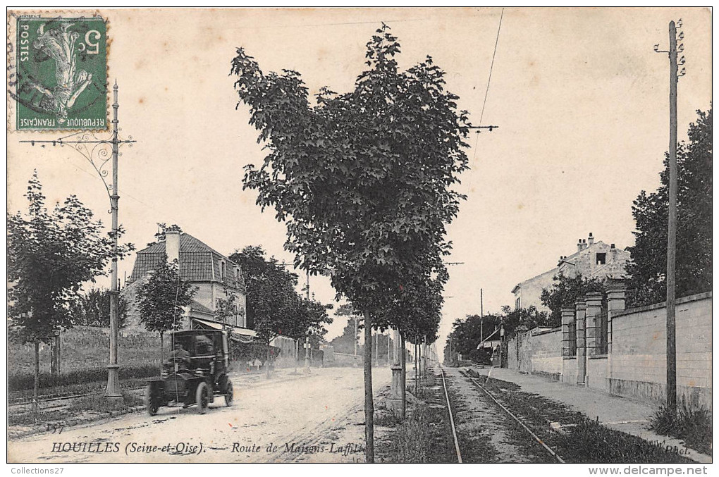 78- HOUILLES - ROUTE DE MAISON LAFFITTE - Houilles