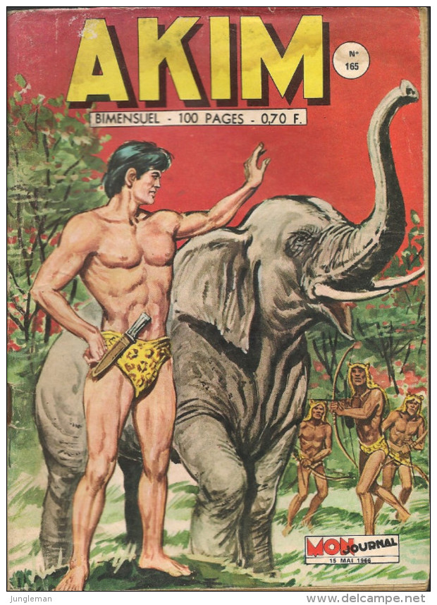 Akim N° 165 - 1ère Série - Editions Aventures Et Voyages - Mai 1966 - Avec Aussi Capitaine Moko - Akim