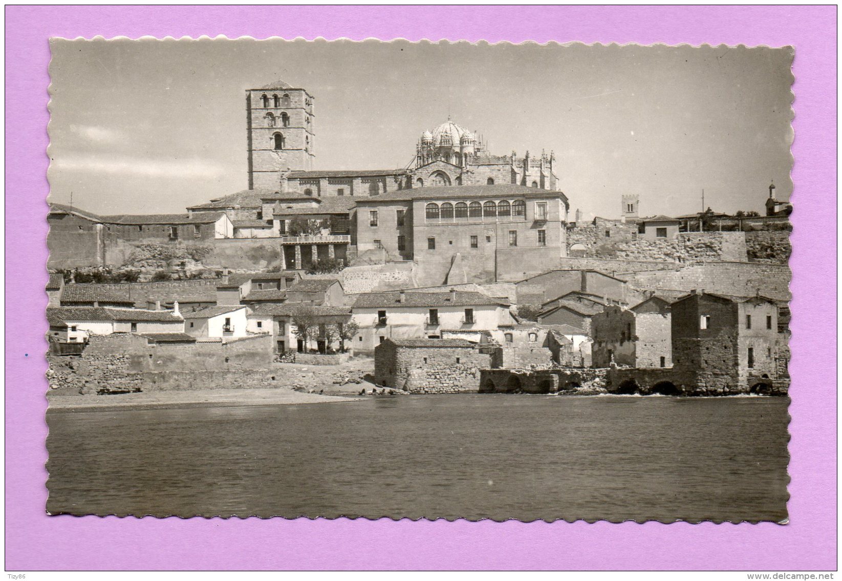 Zamora - La Catedral Vista Desde La Orilla Del Duero - Zamora