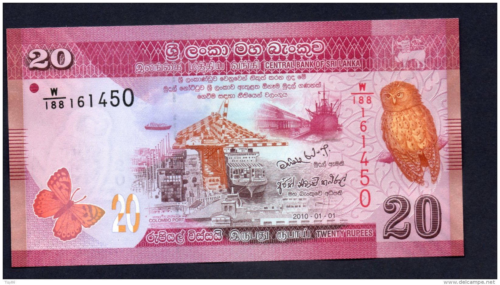 Sri Lanka 20 Rupees FDS/UNC - Sri Lanka