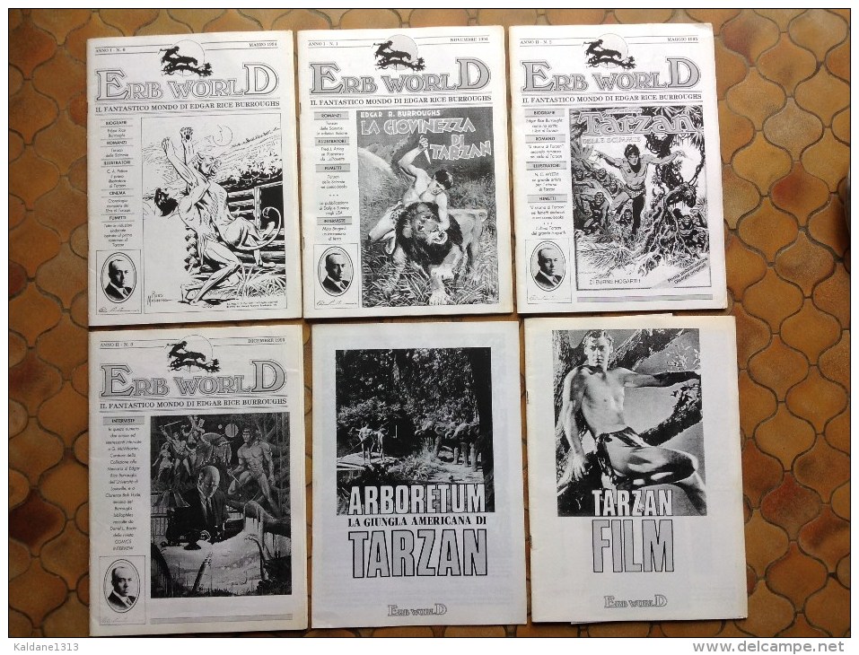 Fanzines Italiens ERB World D Edgar Rice Burroughs Tarzan John Carter - Autres & Non Classés