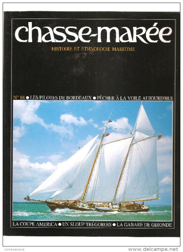 Marine Chasse-Marée Histoire Et Ethologie Maritime Revue N°88 De Mai 1995 Un Sloup Trégorois La Gabare De Gironde - Barche