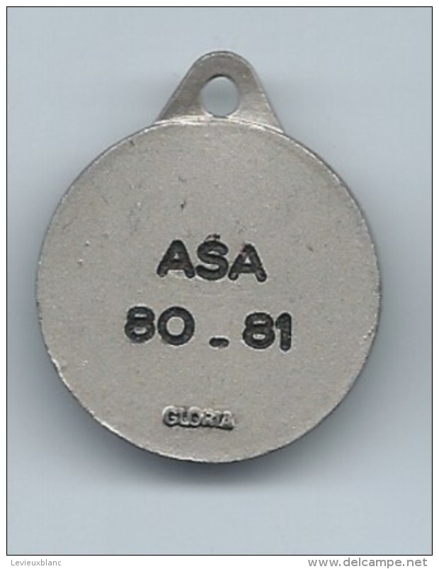 Petite Médaille/ Foot-Ball/Foot Féminin/ ASA//1980-81         SPO93 - Altri & Non Classificati