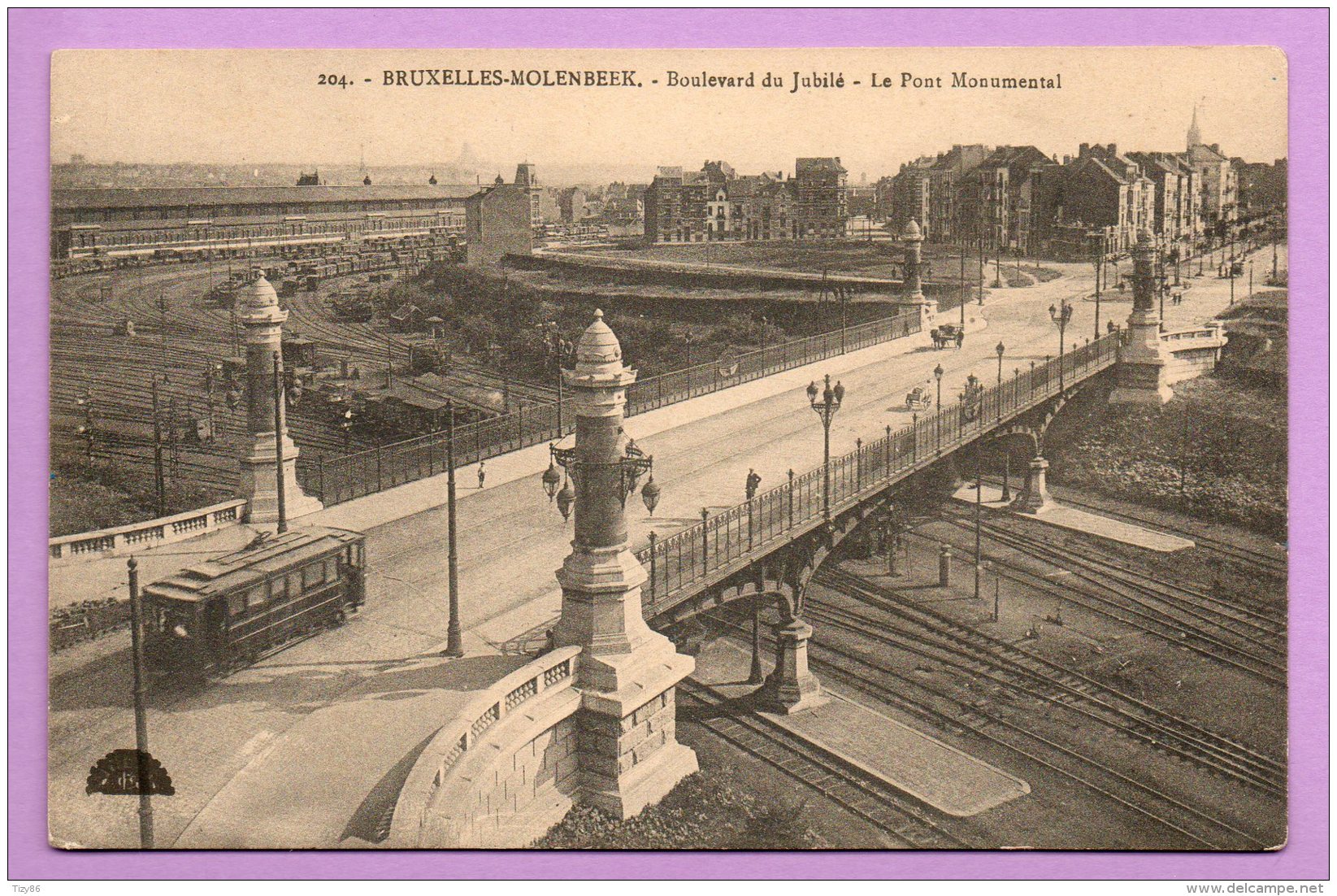 Bruxelles-Molenbeek - Boulevard Du Jubilè - Le Pont Monumental - Altri & Non Classificati