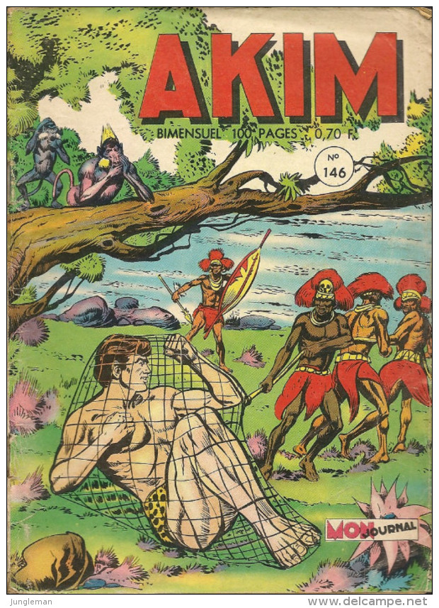 Akim N° 146 - 1ère Série - Editions Aventures Et Voyages - Juillet 1965 - Avec Aussi Capitaine Audax Et Dan Panther - Akim