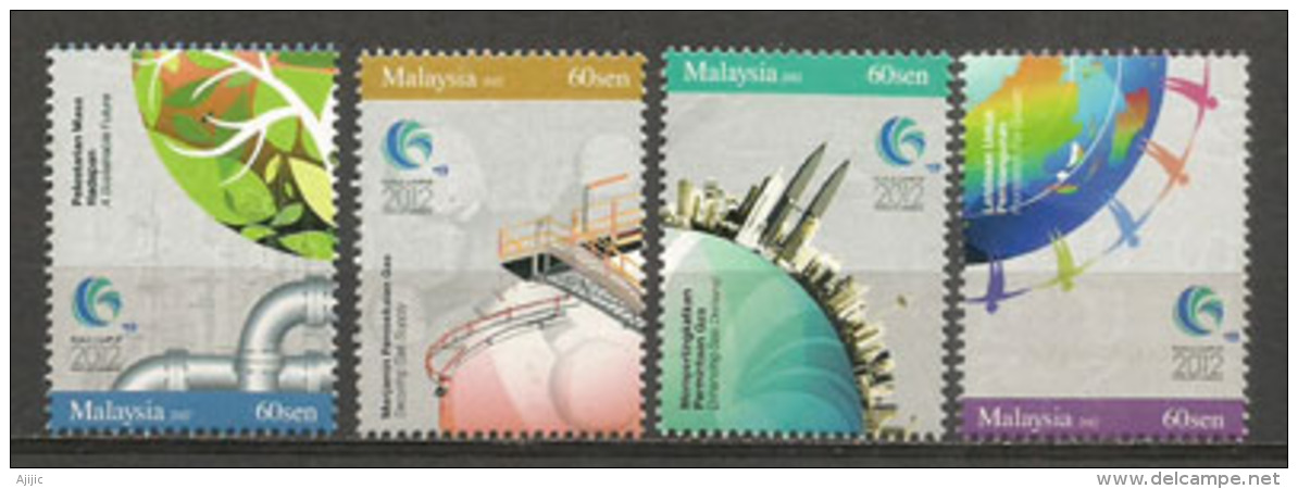 MALAYSIA: Securing Gas Supply, Enhancing Gas Demand. A Sustainable Future . Complète Mint Set ** Year 2012 - Gas