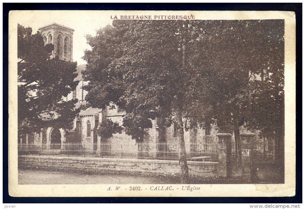 Cpa Du 22 Callac L' église    LIOB88 - Callac