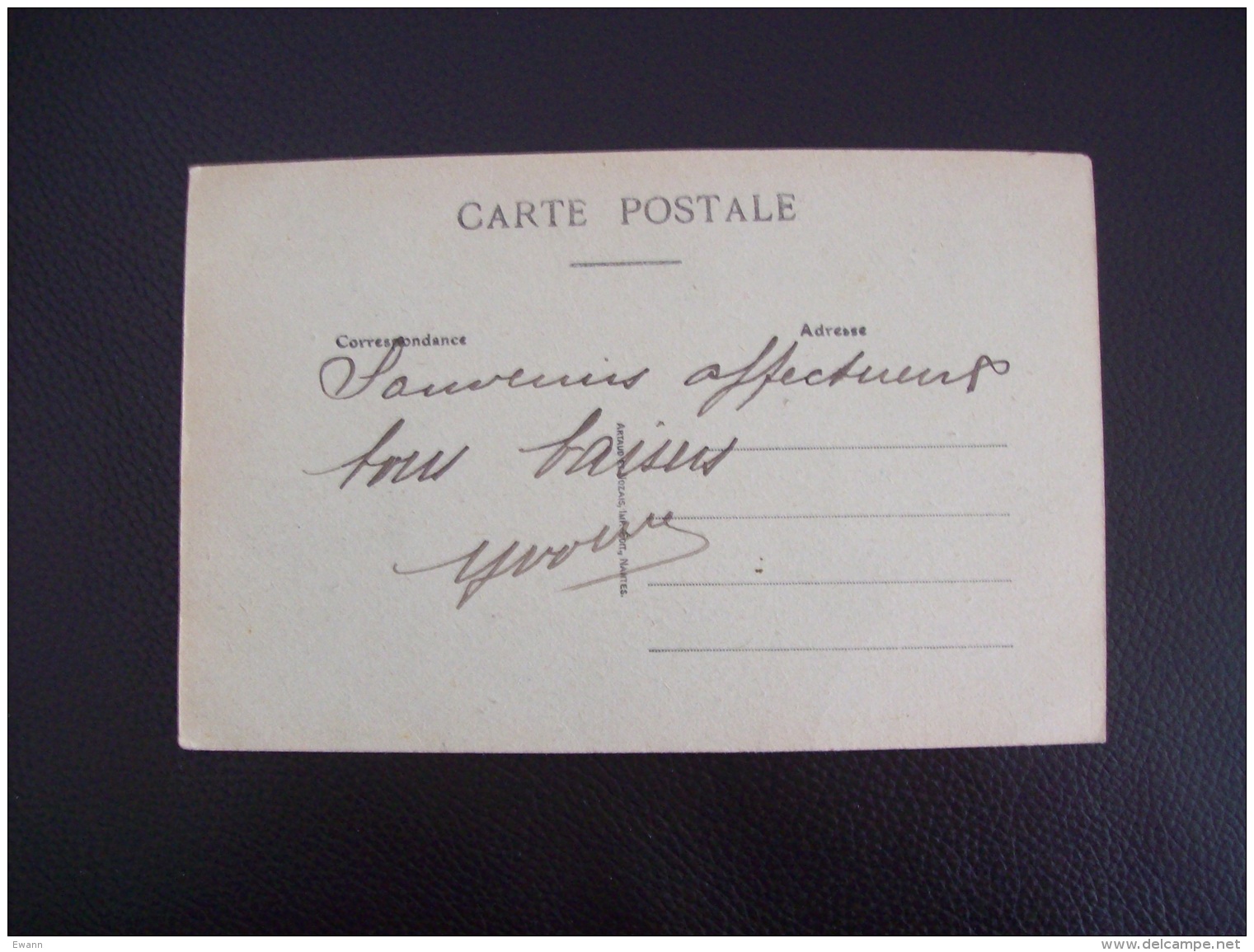 Carte Postale Ancienne De Guéméné-Penfao:le Don Au Paradis - Guémené-Penfao