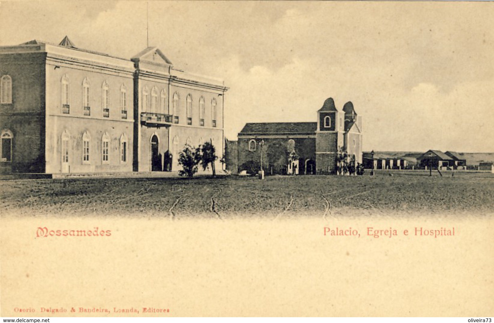 ANGOLA, MOSSAMEDES, Palacio, Igreja E Hospital, 2 Scans - Angola
