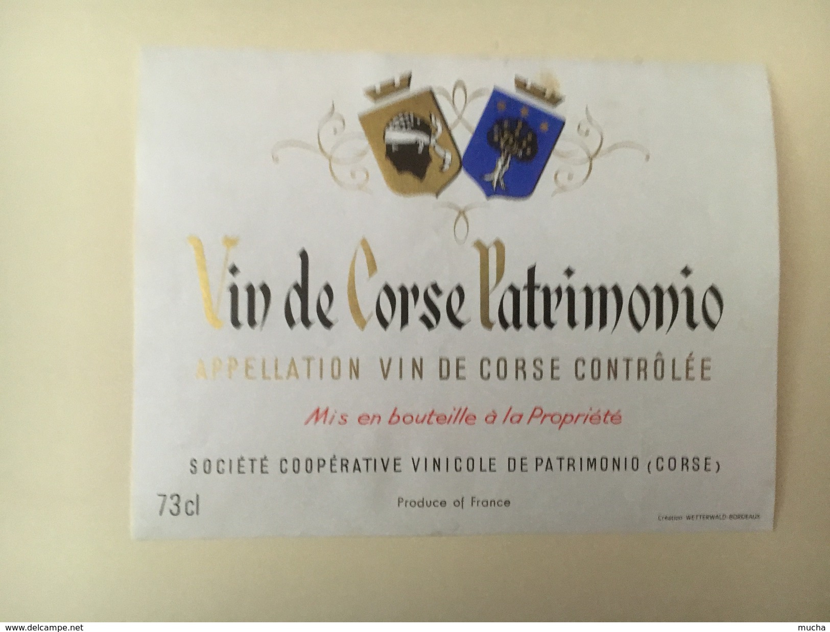 778 -  Vin De Corse Patrimonio - Rouges